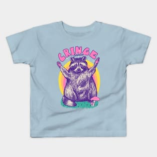 Embrace Cringe | Raccoon MEME Kids T-Shirt